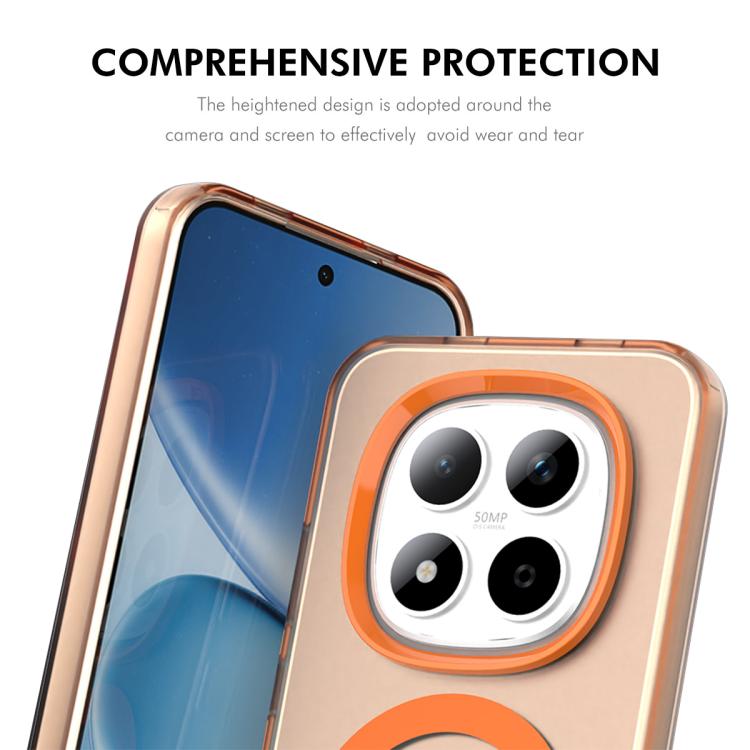 ENKAY Hat-Prince MagSafe Candy Color Phone Case with 9H Screen Film, For Redmi Note 15 Pro 5G Global 163.6mm