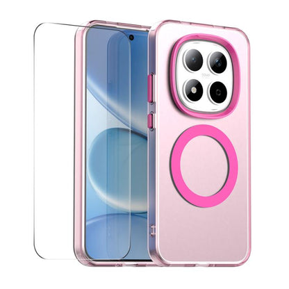 ENKAY Hat-Prince MagSafe Candy Color Phone Case with 9H Screen Film, For Redmi Note 15 Pro 5G Global 163.6mm