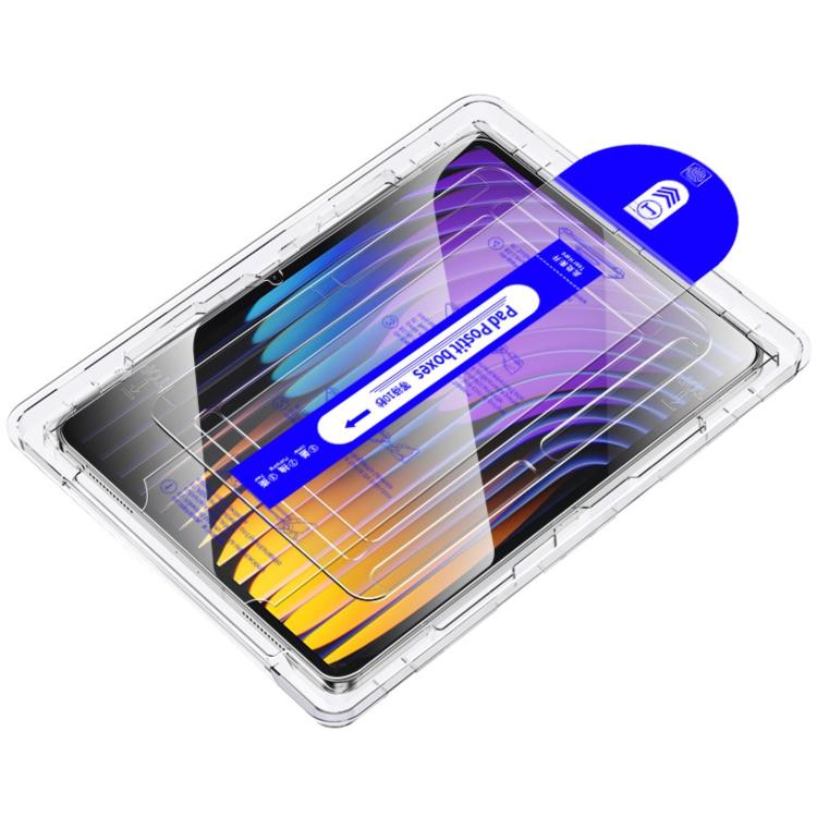 Curved-edge HD tempered glass screen protector film in transparent package