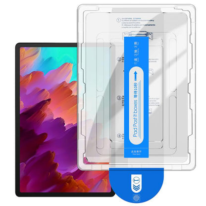 Curved-edge tempered glass screen film kit with applicator tray
