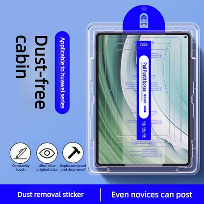 Easy Install Box Dust-Free Curved Edge HD Tempered Glass Film, For Huawei MatePad Edge 14.2, For Huawei MatePad Mini, For Huawei MatePad Air 12 2025, For Huawei MatePad Pro 12.2, For Huawei MatePad Pro 13.2, For Huawei MatePad 11.5 2024                ...