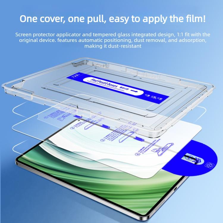 Easy Install Box Dust-Free Curved Edge HD Tempered Glass Film, For Huawei MatePad Edge 14.2, For Huawei MatePad Mini, For Huawei MatePad Air 12 2025, For Huawei MatePad Pro 12.2, For Huawei MatePad Pro 13.2, For Huawei MatePad 11.5 2024                ...