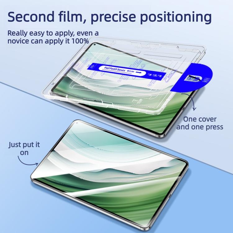 Easy Install Box Dust-Free Curved Edge HD Tempered Glass Film, For Huawei MatePad Edge 14.2, For Huawei MatePad Mini, For Huawei MatePad Air 12 2025, For Huawei MatePad Pro 12.2, For Huawei MatePad Pro 13.2, For Huawei MatePad 11.5 2024                ...