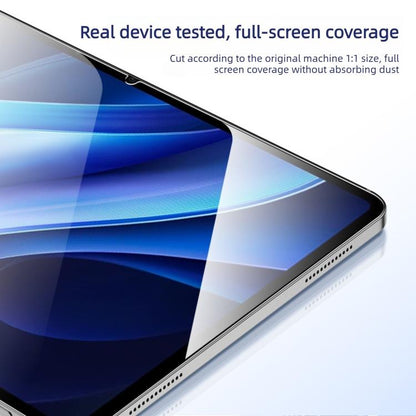 Curved edge tempered glass screen protector film covering tablet screen edges
