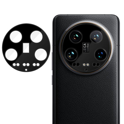 Tempered glass camera lens protector film with cutout for rear multi-camera module