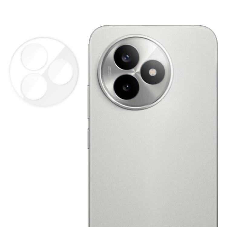 Tempered glass camera lens protector film for tri-lens phone, clear anti-fingerprint set