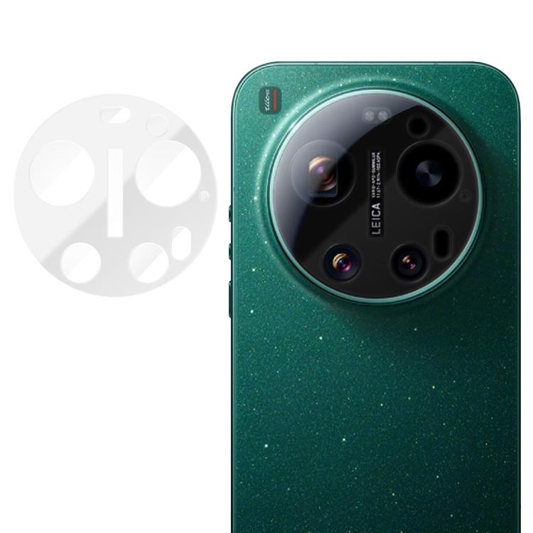 Tempered glass camera lens protector film for tri-lens phone, clear anti-fingerprint set