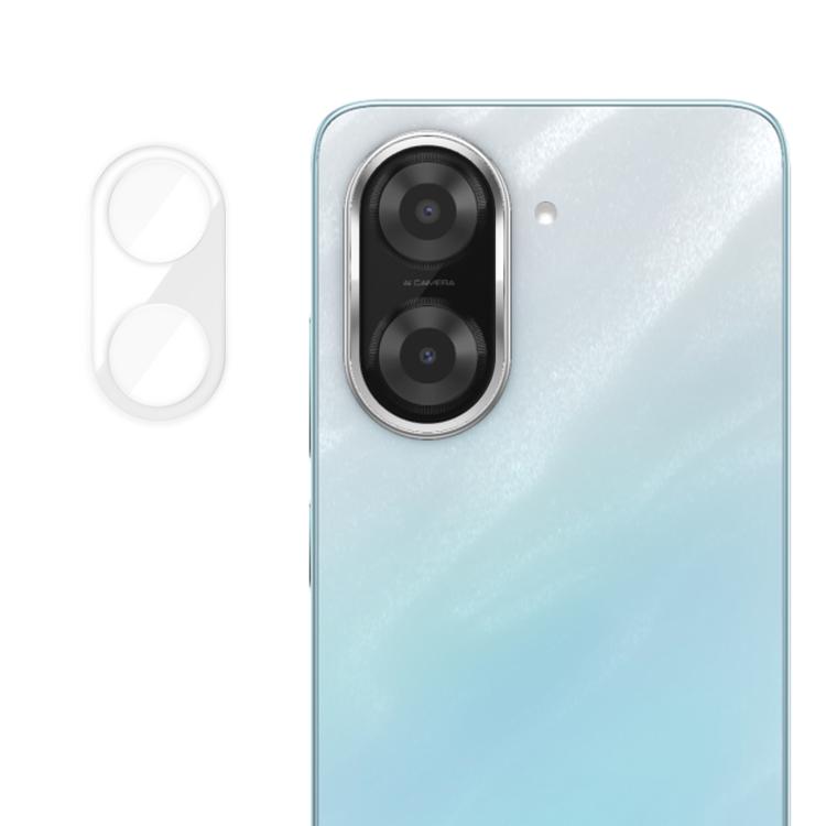 Clear anti-fingerprint camera lens tempered glass film with two lens cutouts
