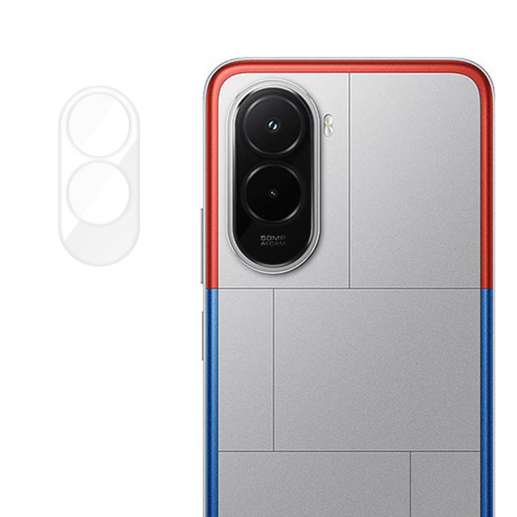 Camera lens tempered glass film, clear, with precise openings for dual lenses