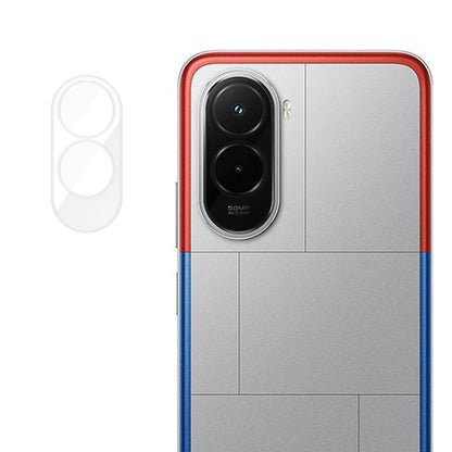 Camera lens tempered glass film, clear, with precise openings for dual lenses