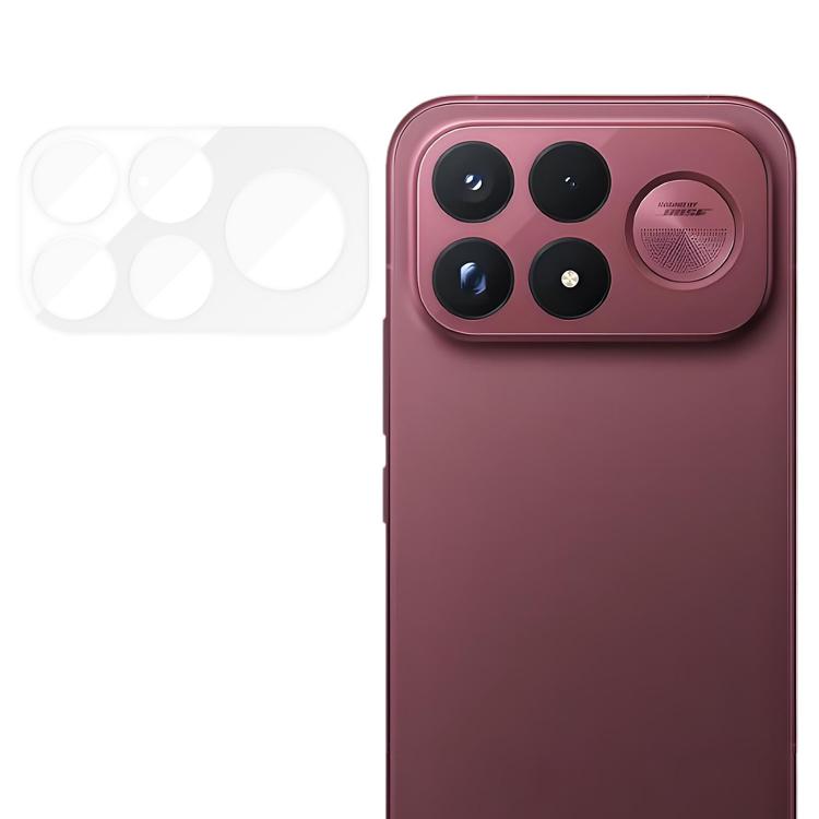 Transparent tempered glass camera lens protector film with 4 cutouts