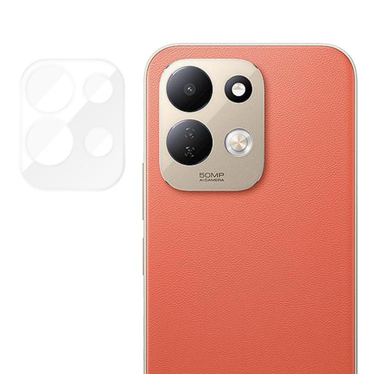 Transparent tempered glass camera lens protector film with 2 cutouts