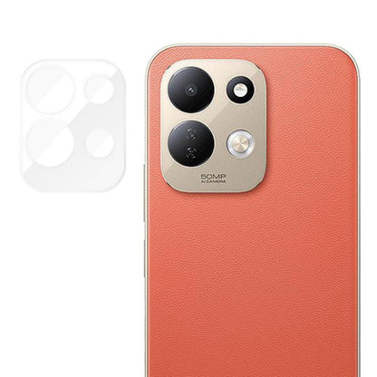 Transparent tempered glass camera lens protector film with 2 cutouts
