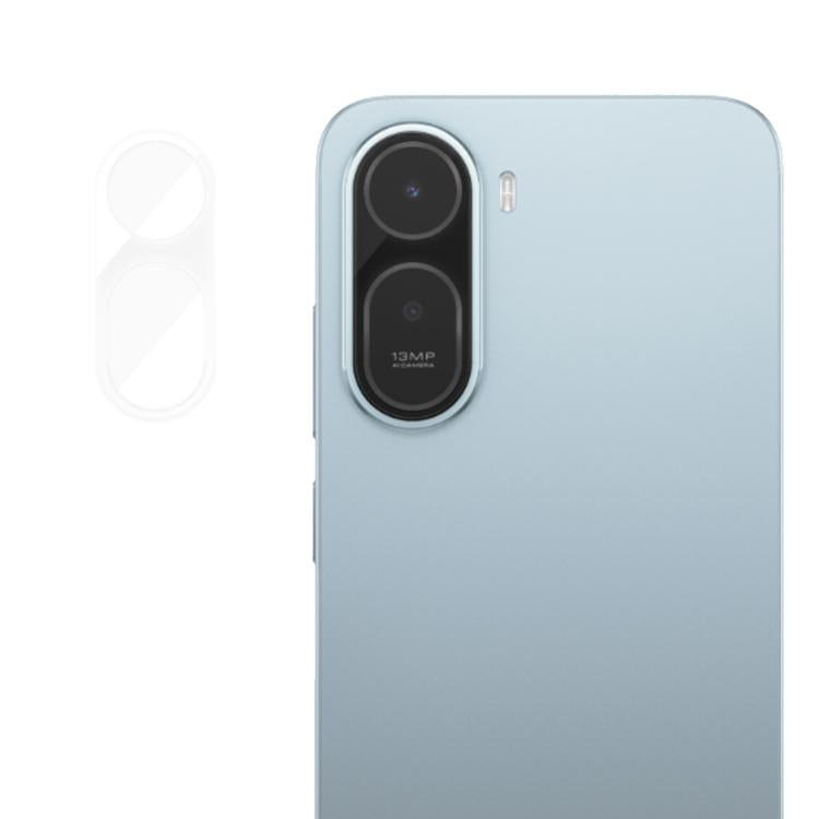 Transparent tempered glass camera lens protector film with 1 cutout