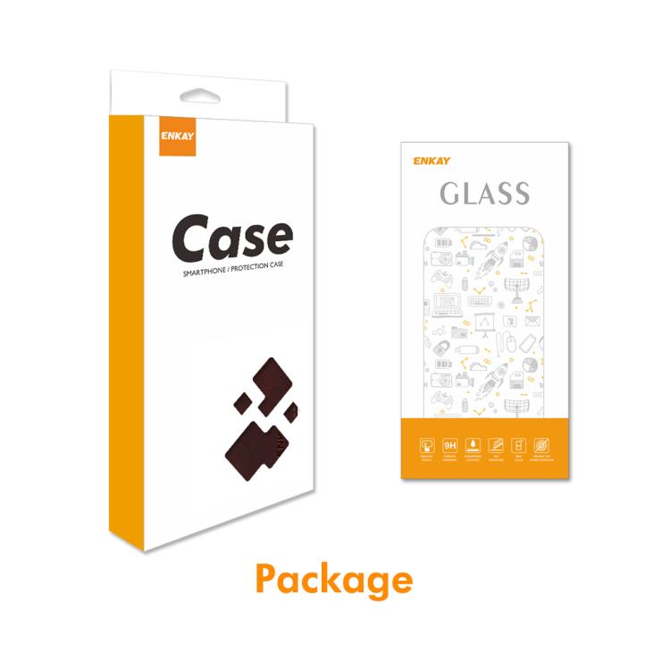 ENKAY Card Wallet Calf Texture Leather Phone Case with Screen Film, For OPPO A7 Pro Max, For OPPO Reno15 Pro Max Global, For OPPO Reno15 Pro Global, For OPPO Reno15 Global, For OPPO A6 4G / A6x 4G / 5G Global, For OPPO A6 5G / A6 Pro 4G / 5G Global