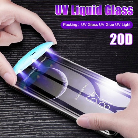 UV Liquid Curved Full Glue Full Screen Tempered Glass, For Galaxy S8(1 PC), For Galaxy S8 PLUS(1 PC), For Galaxy S9(1 PC), For Galaxy S9+(1 PC), For Galaxy Note 8, For Galaxy Note 9, For Galaxy S10 5G(1 PC), For Huawei P20, For Huawei P20 Pro
