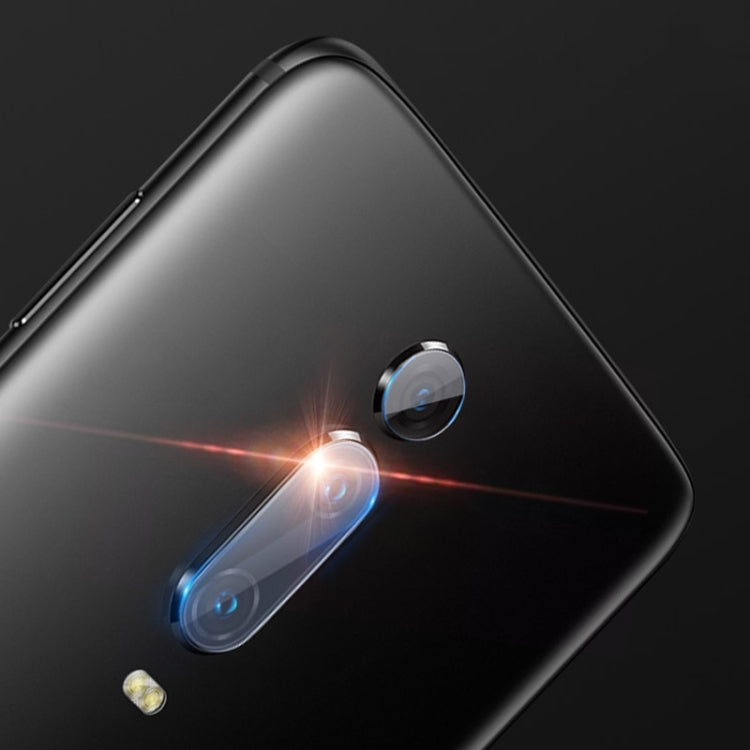 Rear camera lens tempered glass film protecting dual rear cameras on a smartphone
