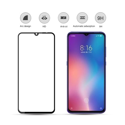 2pcs mocolo 0.33mm 9H 2.5D Full Glue Tempered Glass Film, for Xiaomi Mi CC9, for Huawei Nova5 / Nova5 pro