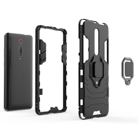 PC + TPU Shockproof Protective Case with Magnetic Ring Holder for Xiaomi 9T / 9T Pro, For Xiaomi 9T