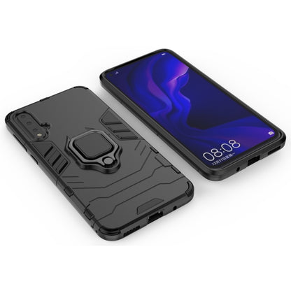 PC + TPU Shockproof Protective Case with Magnetic Ring Holder for Huawei Nova 5 / Nova 5 Pro, For Huawei Nova 5
