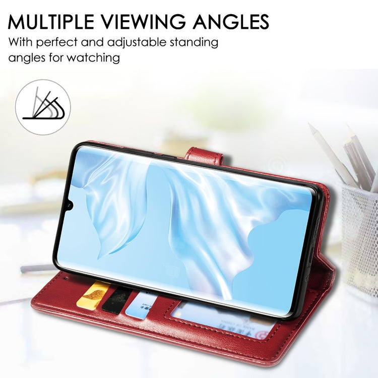 Leather phone wallet case in landscape view showing front card holder slots