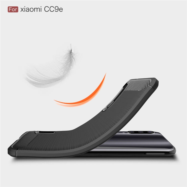 Brushed Texture Carbon Fiber TPU Case for Xiaomi Mi CC9e / Xiaomi A3, For Xiaomi Mi CC9e