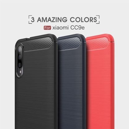 Brushed Texture Carbon Fiber TPU Case for Xiaomi Mi CC9e / Xiaomi A3, For Xiaomi Mi CC9e