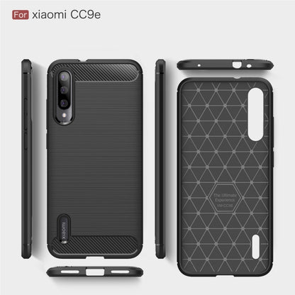 Brushed Texture Carbon Fiber TPU Case for Xiaomi Mi CC9e / Xiaomi A3, For Xiaomi Mi CC9e