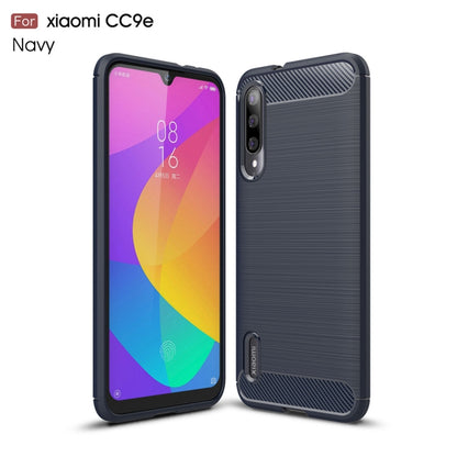 Brushed Texture Carbon Fiber TPU Case for Xiaomi Mi CC9e / Xiaomi A3, For Xiaomi Mi CC9e
