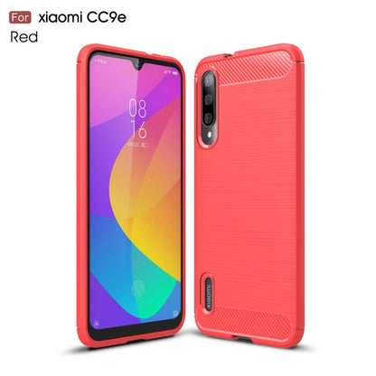 Brushed Texture Carbon Fiber TPU Case for Xiaomi Mi CC9e / Xiaomi A3, For Xiaomi Mi CC9e