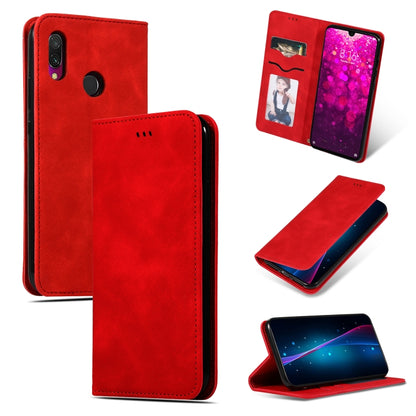 Retro Skin Feel Business Magnetic Horizontal Flip Leather Case for Xiaomi Redmi 7 / Redmi Y3, Red, Dark Gray, Navy Blue, Army Green, Brown