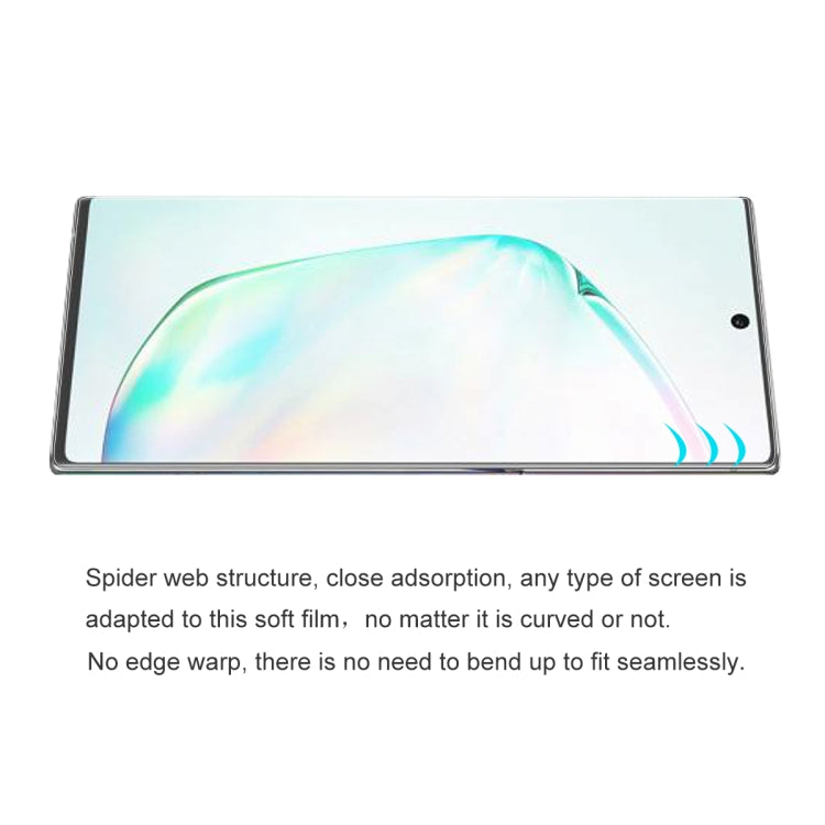 ENKAY Hat-Prince 0.1mm 3D Full Screen Protector Explosion-proof Hydrogel Film Front + Back for, For Galaxy Note10+, For Galaxy Note10