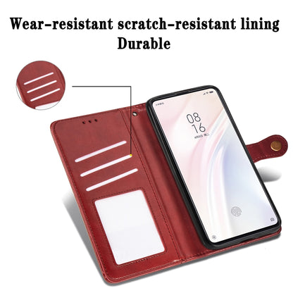 Burgundy leather phone wallet case with open card slot and protective cover