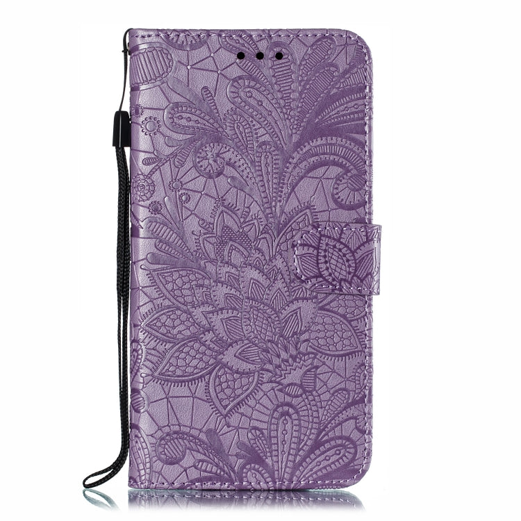 Lace Flower Embossing Pattern Horizontal Flip Leather Case for Xiaomi Mi CC9e / A3  , with Holder & Card Slots & Wallet & Photo Frame & Lanyard, For Xiaomi Mi CC9e