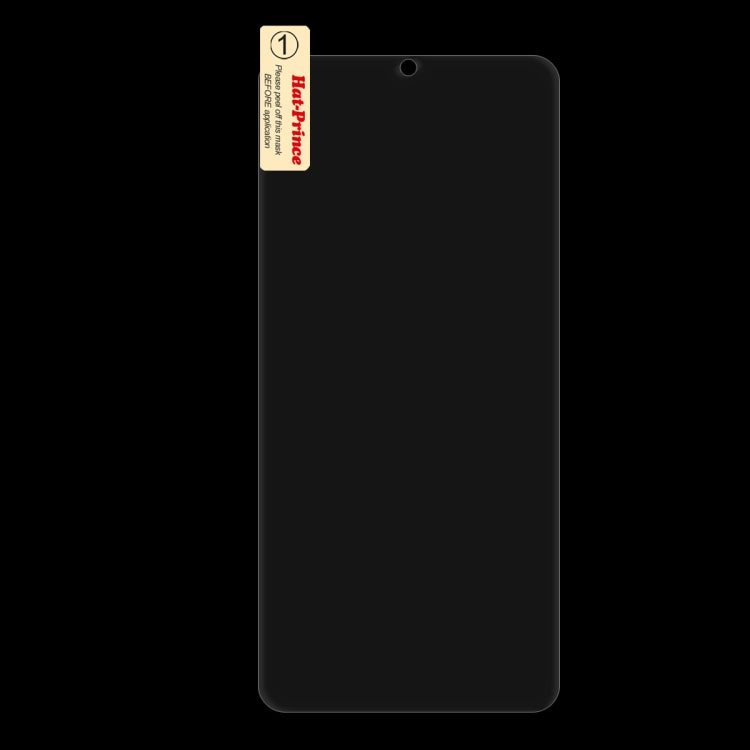 ENKAY tempered glass screen protector panel for smartphone front, black-tinted
