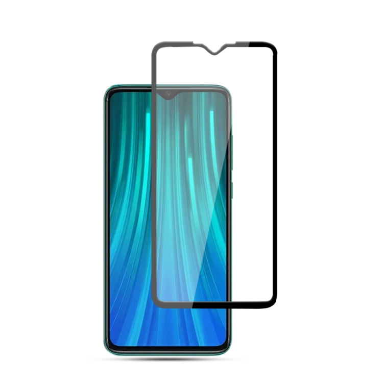 2pcs mocolo 0.33mm 9H 2.5D Full Glue Tempered Glass Film, For Xiaomi Redmi Note 8, For Xiaomi Redmi Note 8 Pro