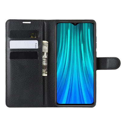 For Xiaomi Redmi Note 8 Pro Litchi Texture Horizontal Flip Leather Case with Wallet & Holder & Card Slots
