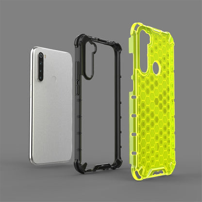 For Redmi Note 8 Shockproof Honeycomb PC + TPU Case
