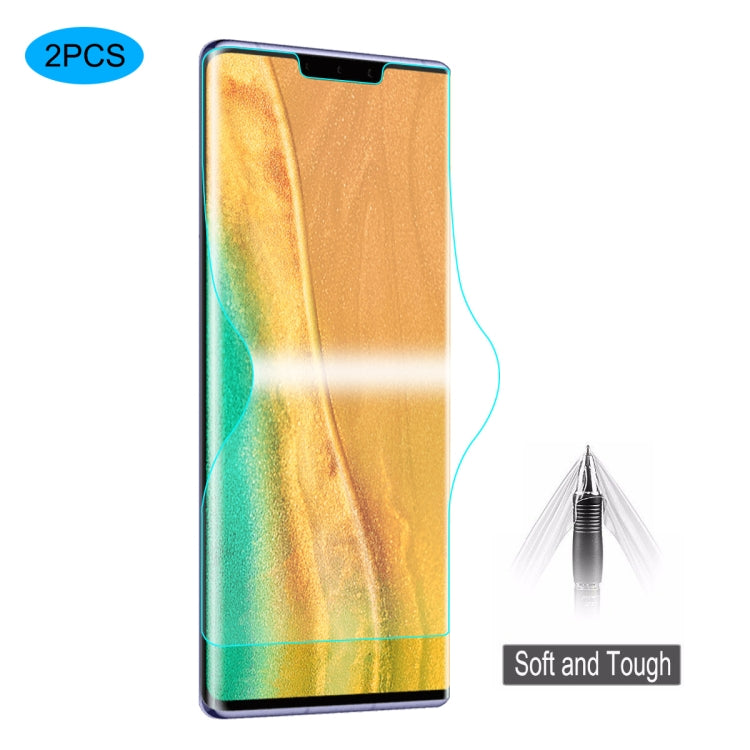 Tempered hydrogel screen protector set, full-screen coverage for smartphone