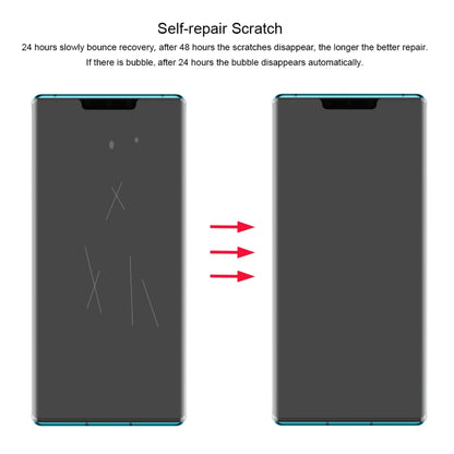 Screen protector with self-repair scratch layer for smoother look after scuffs