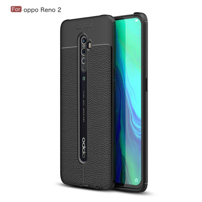 For OPPO Reno 2 Litchi Texture TPU Shockproof Case, For OPPO Reno 2