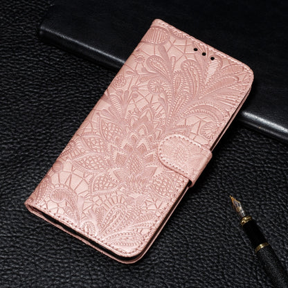 For Huawei Mate 30 Pro Lace Flower Embossing Pattern Horizontal Flip Leather Case , with Holder & Card Slots & Wallet & Photo Frame & Lanyard, For Huawei Mate 30 Pro