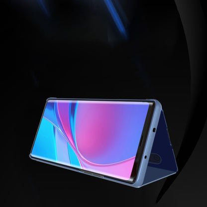 For Xiaomi Redmi Note 8 Pro Plating Mirror Horizontal Flip Leather with Bracket Holster, For Redmi Note 8 Pro