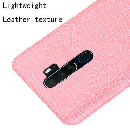 For Oppo A9 2020 / A5 2020 / A11X Shockproof Crocodile Texture PC + PU Case, For OPPO A9 2020