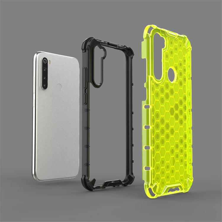 For OPPO Realme 5 Shockproof Honeycomb PC + TPU Case