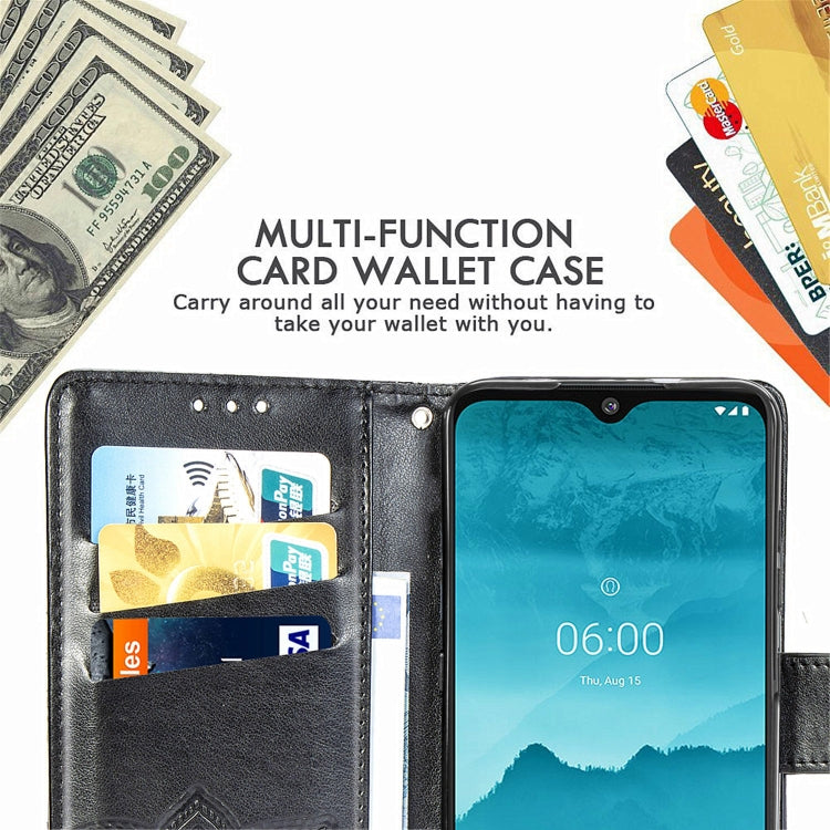 For Nokia 6.2 / 7.2 Butterfly Love Flower Embossed Horizontal Flip Leather Case with Bracket Lanyard Card Slot Wallet, For Nokia 6.2 / 7.2