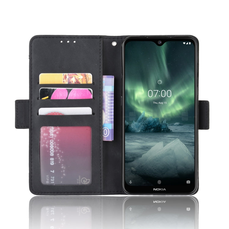 For Nokia 7.2 / 6.2 Wallet Style Skin Feel Calf Pattern Leather Case ，with Separate Card Slot, For Nokia 7.2 / 6.2
