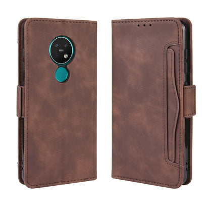 For Nokia 7.2 / 6.2 Wallet Style Skin Feel Calf Pattern Leather Case ，with Separate Card Slot, For Nokia 7.2 / 6.2