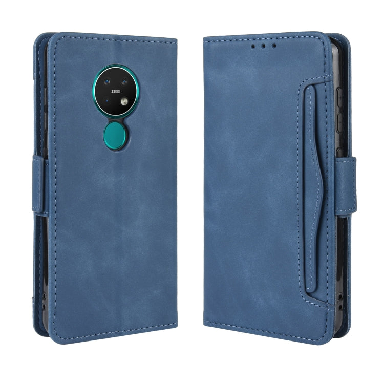 For Nokia 7.2 / 6.2 Wallet Style Skin Feel Calf Pattern Leather Case ，with Separate Card Slot, For Nokia 7.2 / 6.2