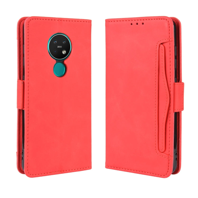For Nokia 7.2 / 6.2 Wallet Style Skin Feel Calf Pattern Leather Case ，with Separate Card Slot, For Nokia 7.2 / 6.2